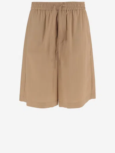 Darkpark Cotton Blend Shorts In Pink