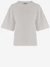 Darkpark Doyle Cropped Draped Short Sleeve Tee Clothing