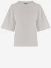 Darkpark Doyle Cropped Draped Short Sleeve Tee Clothing In White