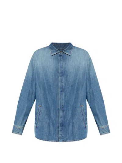 Darkpark Cotton Shirt In Blue