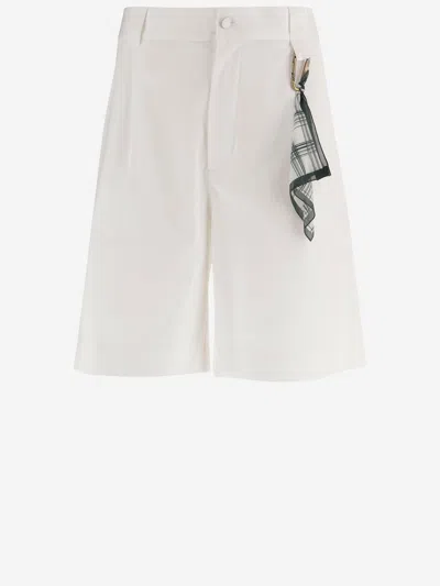 Darkpark Cotton Shorts In White
