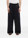 Darkpark Cotton Trousers In Blue