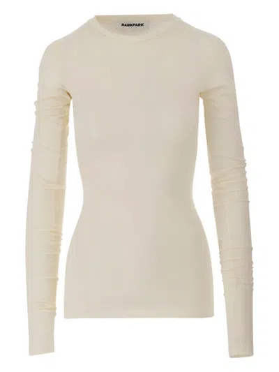 Darkpark Beige Camren Cotton Sweater In Neutral