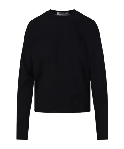Darkpark Cuff Long-sleeve Top In Black
