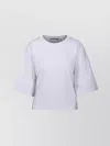 Darkpark Doyle Cropped Draped Short Sleeve Tee Clothing