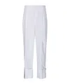 Darkpark White Cotton-blend Trousers