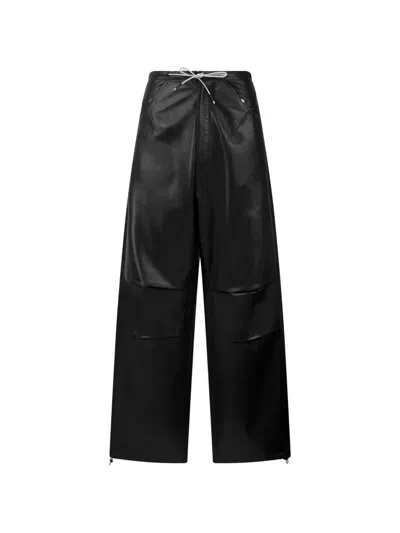 Darkpark Daisy Drawstring-fastening Trousers In Black
