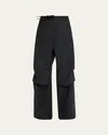 DARKPARK DAISY HEAVY WOOL-TWILL DRAWSTRING PANTS