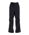 Darkpark Daisy Heavy Wool-twill Drawstring Pants In Black