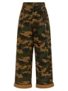 Darkpark Danielle Pants In Camouflage Cotton In Brown