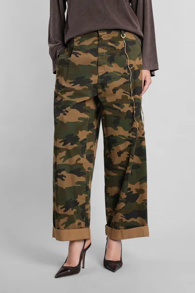 Darkpark Danielle Pants In Camouflage Cotton In Multi