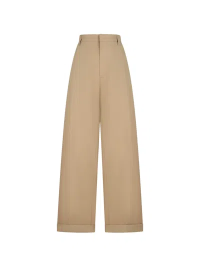 Darkpark Danielle Wide-leg Trousers In Brown