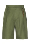 Darkpark Khaki Danny Shorts In Military Green