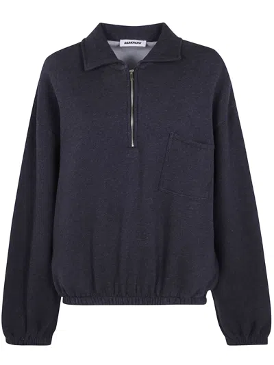 Darkpark Dark Grey Cotton Sweater In Gray