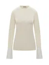 Darkpark Long Sleeve T-shirt With Cuffs In Neutral