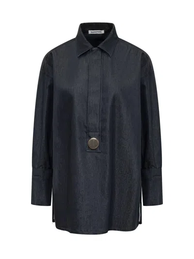 Darkpark Noel Denim Tunic In Blue