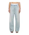 Darkpark Denim Trousers With Belt Loops