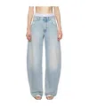 Darkpark Denim Trousers With Belt Loops In Blue
