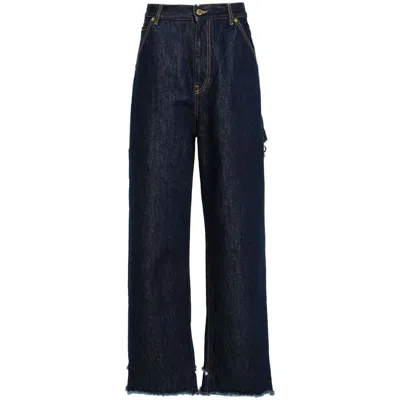 Darkpark Denim Wide-leg Jeans In Blue