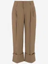 Darkpark Tailored Pleated Cuff Pant