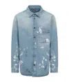 Darkpark Blue Victor Denim Shirt In Blue