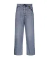 Darkpark High-waisted Straight-leg Jeans In Gray