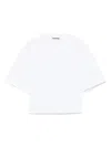 Darkpark Doyle Cropped Draped Short Sleeve Tee By