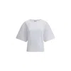 Darkpark Doyle Cropped Draped Short Sleeve Tee Clothing