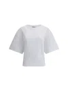 Darkpark Doyle Cropped Draped Short Sleeve Tee Clothing