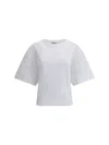 Darkpark Doyle Cropped Draped Short Sleeve Tee Clothing