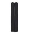 Darkpark Draped Panelled Coat In Black