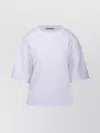 Darkpark Doyle Cropped Draped Short Sleeve Tee Clothing