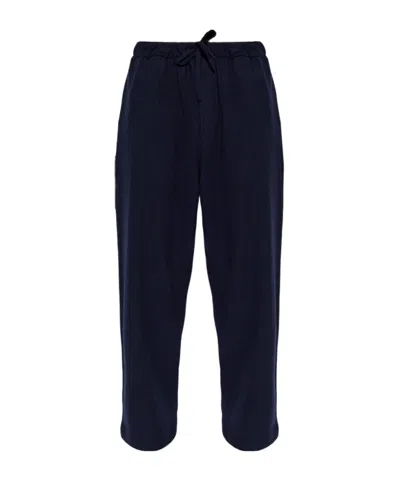 Darkpark Drawstring Casual Pants In Blue