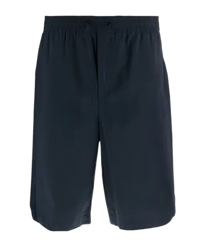 Darkpark Drawstring Straight-leg Shorts In Blue