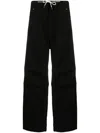 Darkpark Straight-leg Casual Pants In Black
