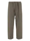 Darkpark Drawstring Wool Trousers In Green