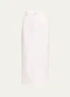 Darkpark Erika Cotton Skirt In White