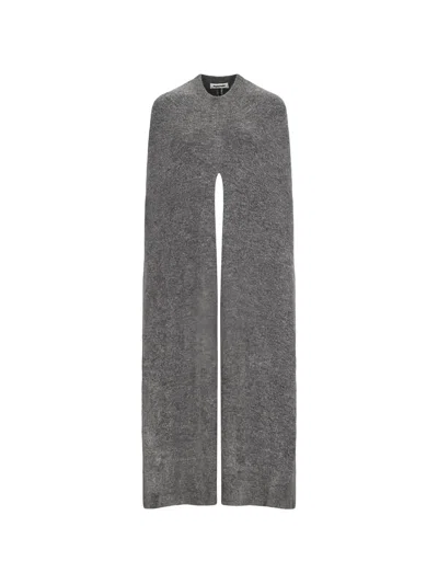 Darkpark Fine-knit Long Scarf In Green