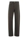 Darkpark Womens Dark Brown Gale Relaxed-fit Denim-blend Denim In Black