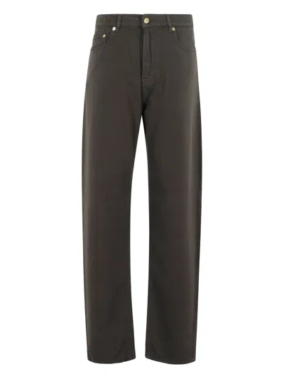 Darkpark Womens Dark Brown Gale Relaxed-fit Denim-blend Denim