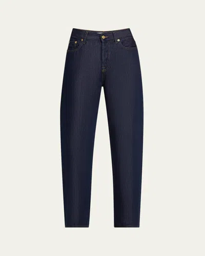 Darkpark Gale Relaxed-fit Jeans In Raw Blue Denim