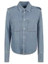 Darkpark Loose-fitting Keanu Denim Shirt In Blue
