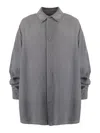 Darkpark Gray Denim Shirt  In Gray