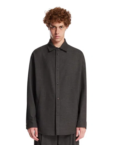 Darkpark Gray Keanu Viscose Overshirt