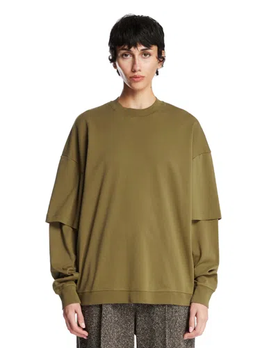 Darkpark Green Troy Double-sleeve T-shirt