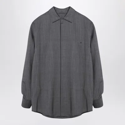 Darkpark Prince Of Wales Over Shirt In Grey