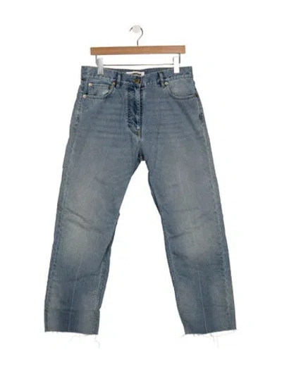 Pre-owned Darkpark High-rise Straight Leg Jeans In Blue