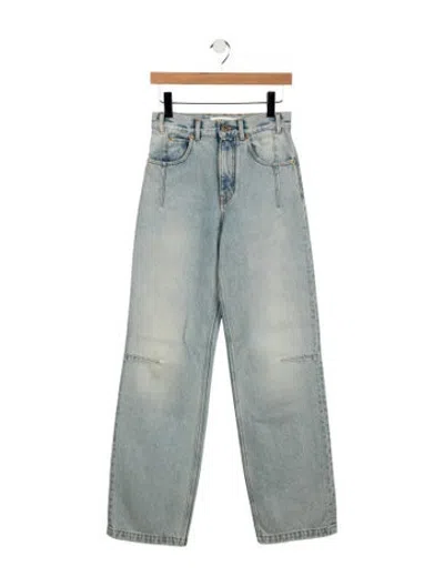 Pre-owned Darkpark High-rise Straight Leg Jeans W/ Tags In Blue