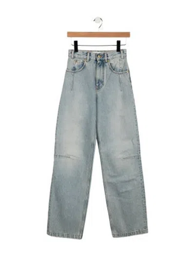 Pre-owned Darkpark High-rise Straight Leg Jeans W/ Tags In Blue