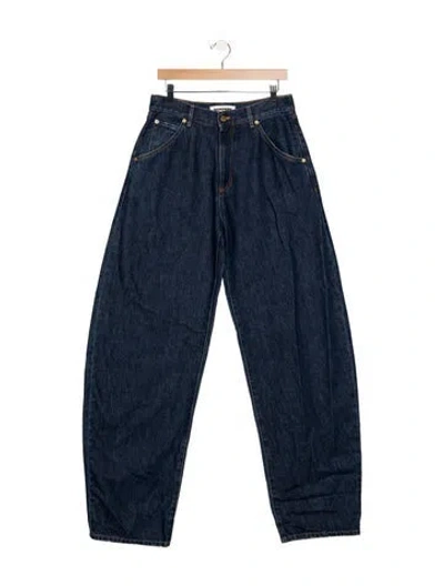 Pre-owned Darkpark High-rise Wide Leg Jeans In Blue